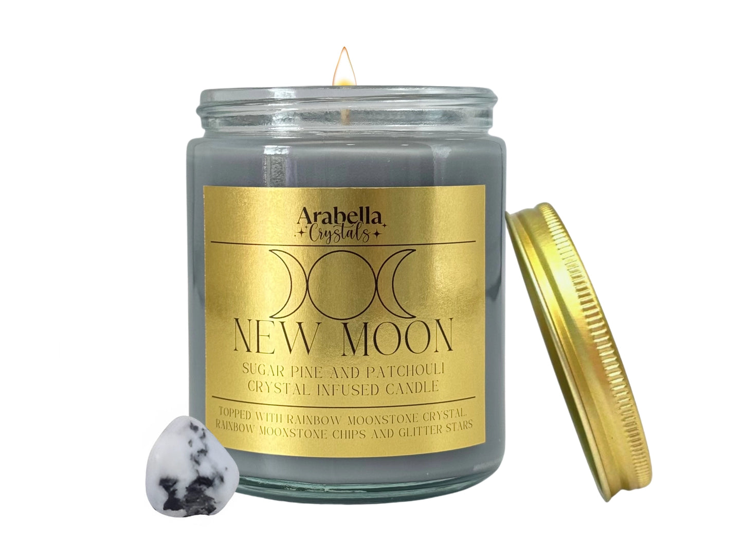 New Moon Ritual Candle
