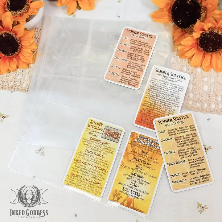 The Eclectic Witch Deck - Eclectic Witch Card Sleeve Binder Pages (10 Pack)