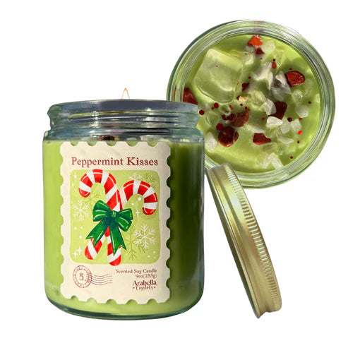 Peppermint Kisses Soy Candle - Limited Edition