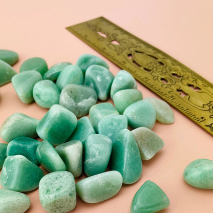 Natural Tumbled Aventurine Gemstones Intention Vial