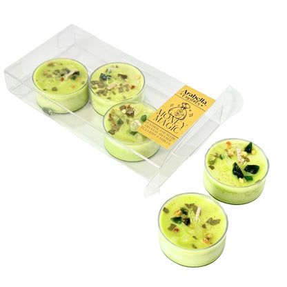 Money Magic Ritual Tea Light Candles