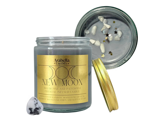 New Moon Ritual Candle