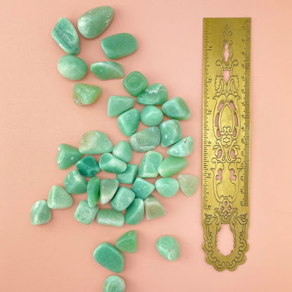 Natural Tumbled Aventurine Gemstones Intention Vial